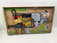 meadow creek four seasons in one box garden flags with stand set