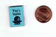 Mini Books FIBS 'n SQUIBS 1965 BLUE NM Warehouse Find VENDING C.H.P. Chicago IL
