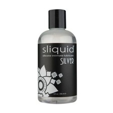Sliquid Silver Silicone Lube Glycerine Paraben Free 8.5 oz