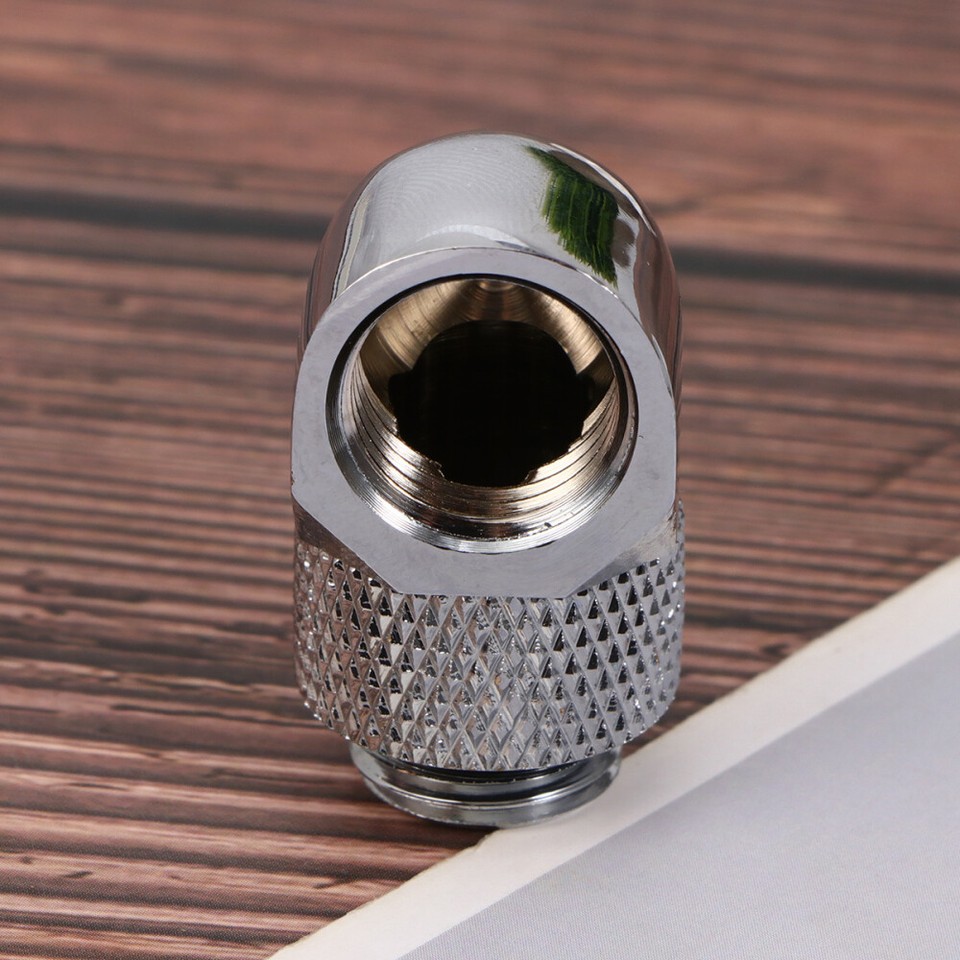 2 Pcs Computer Cooling Rotary Fitting Water Cooler Connector eBay