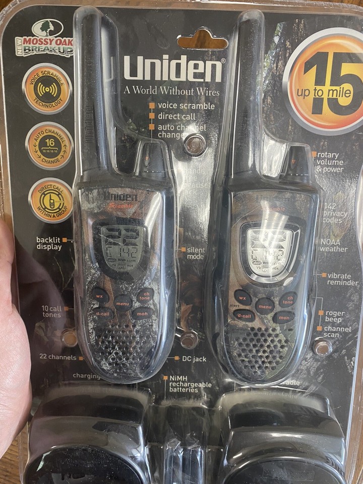 Uniden Walkie Talkie PMR SPL-2CK 2 Unidades Negro | Waveinn
