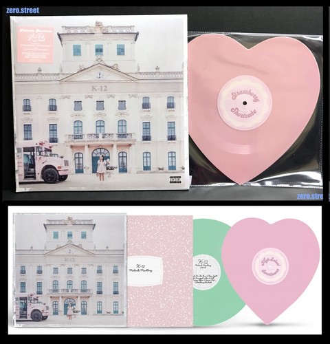 MELANIE MARTINEZ K-12 LP MINT GREEN VINYL New SEALED with BONUS HEART SHAPE DISC