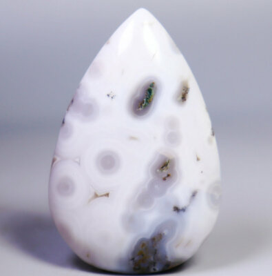 Natural Ocean Jasper Agate Quartz Crystal Stone Slice Mineral Specimen / Stand