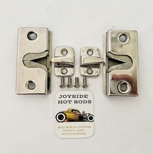 Door Dovetails For 1932 Ford Closed Car 1932-34 Truck- Polished Ss- 1 Pair