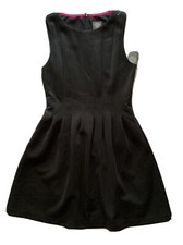 Vince Camuto VC9M8473 Black Midi Dress  Sleeveless Size 10