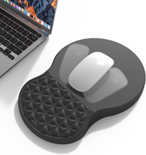 Ergonomic Mouse Pad Wrist Support with Massage Design, Pain Relief