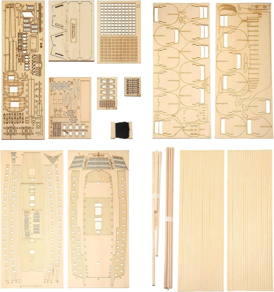 Adventurous DIY 3D Model Ship - HMS Victory Plan for Crafting Enthusiasts - Image 4 of 4
