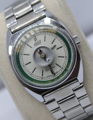 DALIL SPECIAL 10281/2 MANUAL MUSLIM COMPASS QIBLA MECCA VTG SWISS