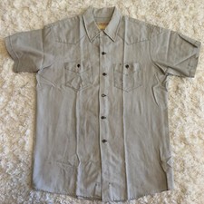 Work Wear Corp Vintage Mens Large Shirt Uniform Skater Hipster USA Shawshank
