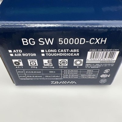 NEW Daiwa 23 BG SW 5000D-CXH Spinning Reel from JAPAN