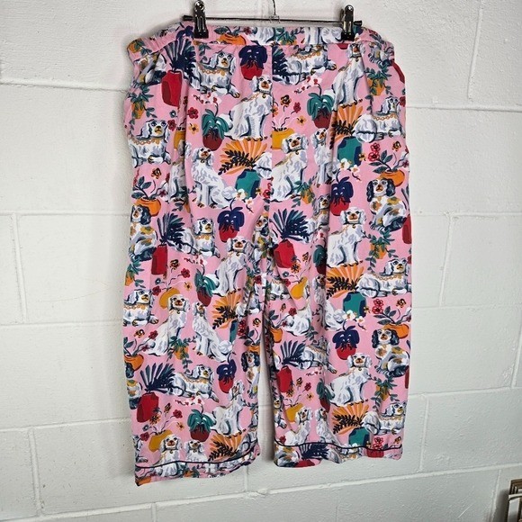Printfresh Good Dog King Charles Spaniel Cami Cropped  Pajama Set Sold Out Htf image 9