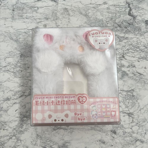 Collect Book Fluffy White Cat Card Binder 35 Pages 70 Sleeves Photo Album