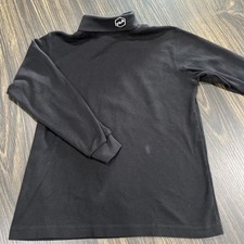 Vintage Fila Size Medium Roll Down Turtle Neck Shirt Made In USA
