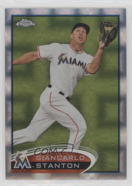 2012 Topps Chrome X-Fractor Giancarlo Stanton #32 0x8t