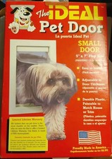 The IDEAL Pet Door Small 5"x 8" Flap Size Doggie Cats NEW in BOX dog cat