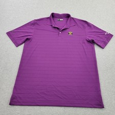 Camisa Polo Callaway Opti-Dri Para Hombres Grande Rayas Púrpura 2016 Ambassador Commitee