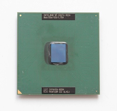 Socket 370 CPU - Intel Pentium III 866 - 866MHz - SL4ZJ - TESTED - NO TARIFF 