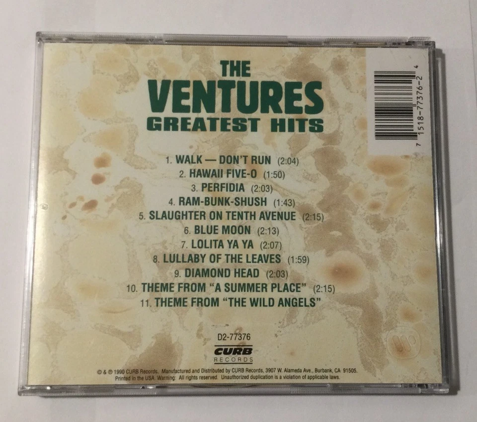 The Ventures: лучшие хиты компакт-диск - Изображение 3 из 3