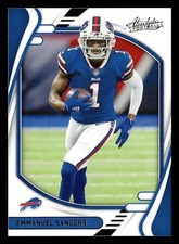 Emmanuel Sanders 2021 Panini Absolute #38 Buffalo Bills FOOTBALL *224
