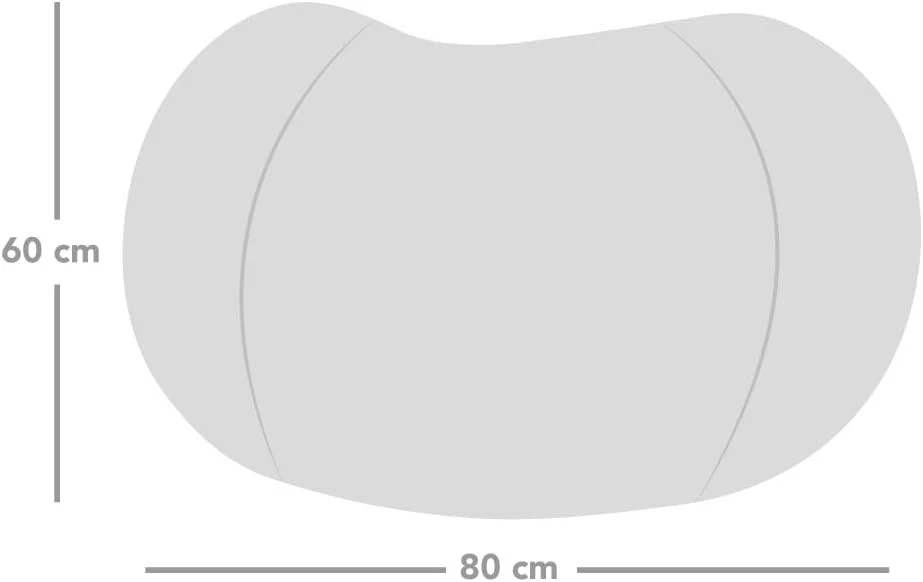 Kids Sloth Bean Bag Chair Toddler Seat Washable Soft Animal Pouffe - Image 3 of 4