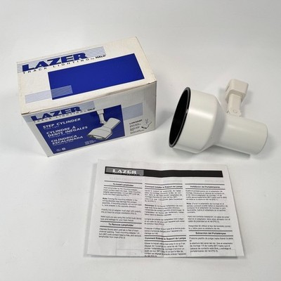 LZR304P White Step Cylinder Halo Track Lighting Fixture New In Box 50W NEW