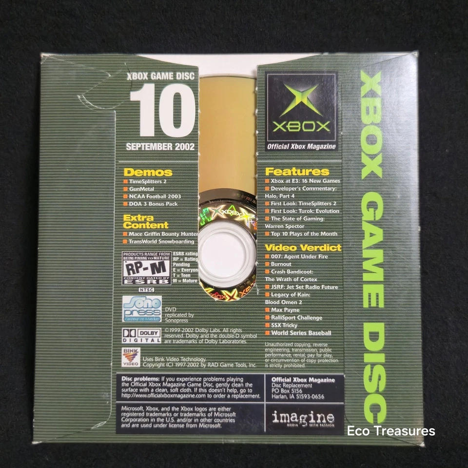Official Xbox Magazine Demo Disc #10 September 2002 Timesplitters 2  - Image 2 of 4