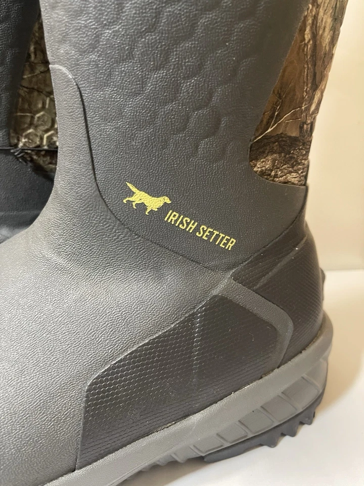 Irish Setter MudTrek Waterproof Insulated Rubber Boots 4846 Realtree  M12/W14 - Image 4 of 4
