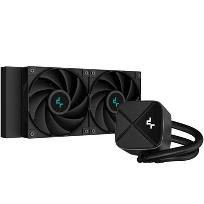 Deepcool Ls520S Zero Dark Water Cooling System R-LS520-BKNNMM-G-1