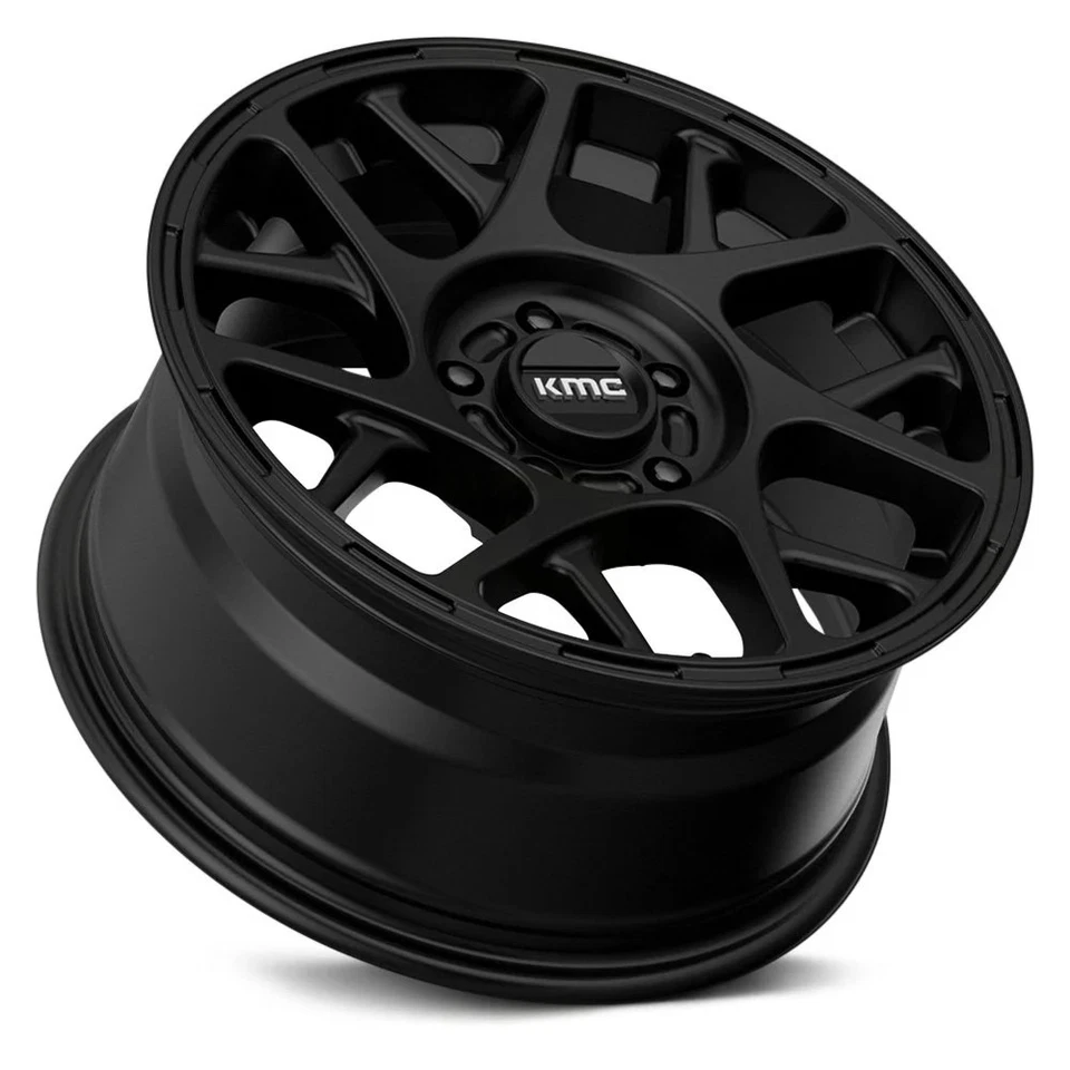 KMC KM708 BULLY Wheel 17x8 (38, 5x110, 72.56) Black Single Rim Foto 3 de 3