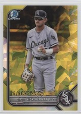 2022 Bowman Chrome Draft Sapphire Edition Yellow 26/99 Erick Hernandez 0j5i