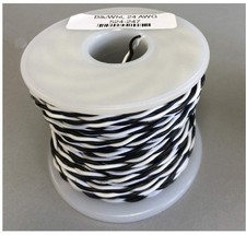NCE 247 BW Spool 24 AWG Stranded Twisted Pair Hook-Up Wire