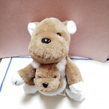 Retro Parent-Child Animal Plush Toy Kangaroo Amusement