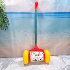 Vintage 1963 Fisher Price Musical Melody Chime Roller Push Toy #757 Made in USA