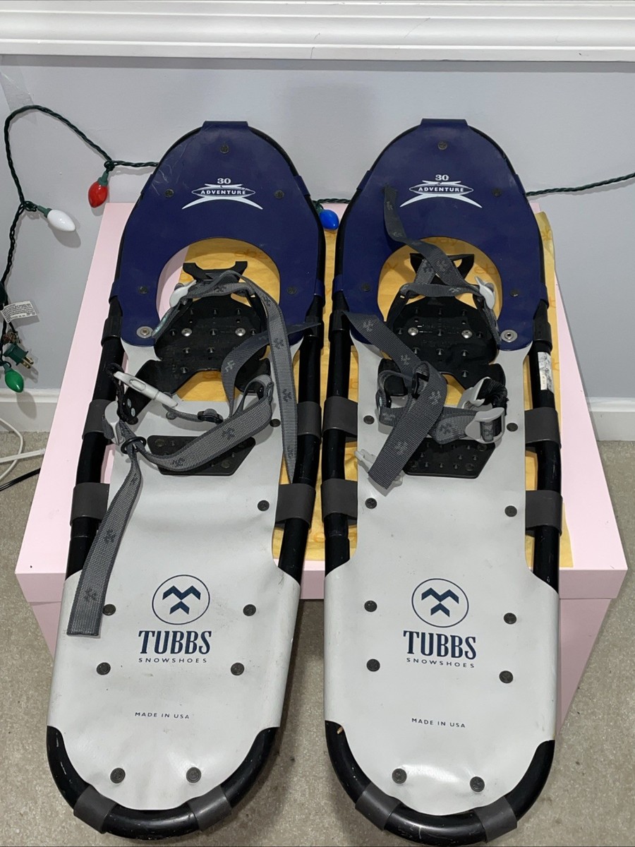 TUBBS Adventure 30 Snowshoes TDS Control Wing Bindings USA 9x30