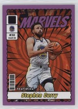 2023-24 Panini Donruss Net Marvels Purple Press Proof Stephen Curry #14 rf2