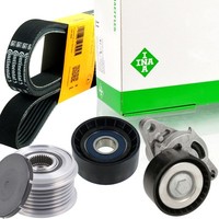 Contitech 6PK1750 Keilrippenriemen-Satz + Freilauf FüR Dacia Renault