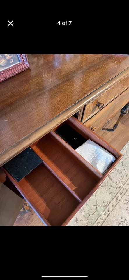 Impresionante aparador buffet jacobino antiguo auténtico casi perfecto estado Foto 4 de 4