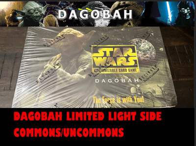 Star Wars CCG Light Side LS Dagobah BB Limited Commons and Uncommons