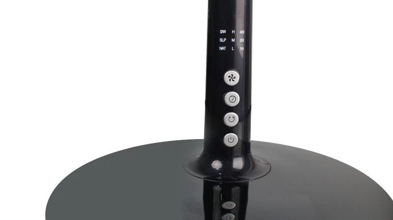 Ventilatore da Tavolo Grande ARGO Nero 5 Pale 40 cm Potenza Velocità Telecomando, fotografia 8 di 11