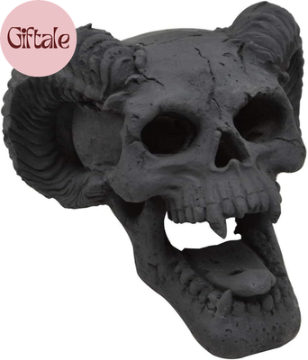 #ad Demon Fireproof Fire Pit Fireplace Skull Gas Log for Ventless amp; Vent Free Propa $86.70