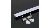 Alu Winkelprofil Milch FüR LED Streifen 2000X19X19Mm 3356