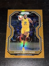 2021 Panini Prizm WNBA Chiney Ogwumike Orange 24/50 Los Angeles Sparks