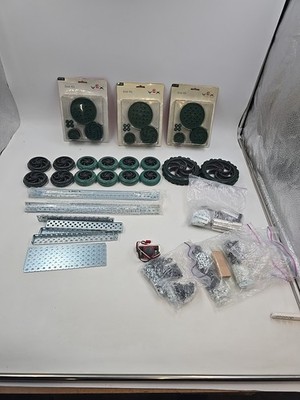 25pc Lot Vex Robotics Kit-Metal Structure Wheels gears Misc Parts 