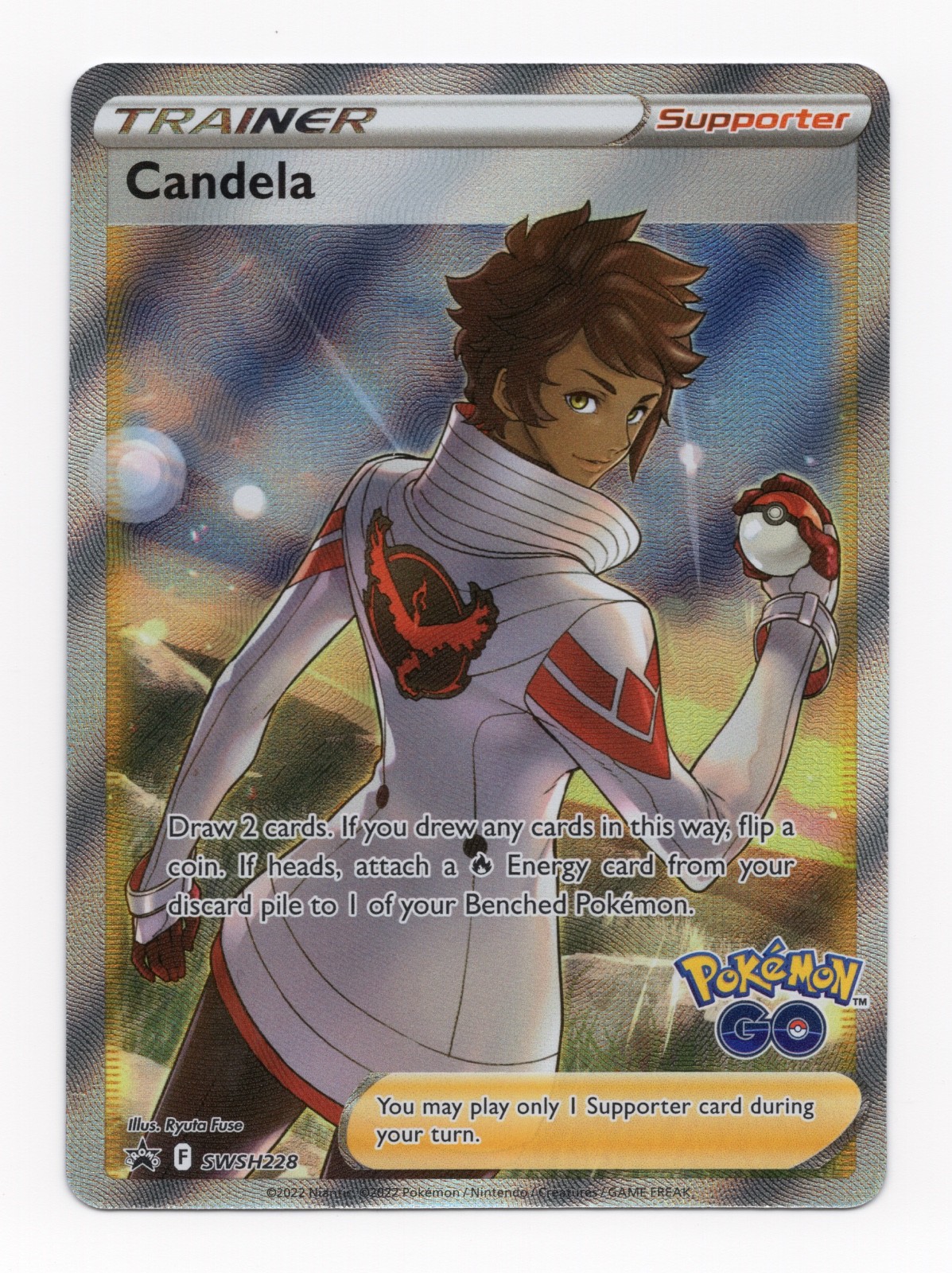 Candela - SWSH228 - Pokémon GO Promo - Full Art Trainer - NM