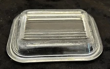 Vintage Pyrex 501-C Clear Glass Refrigerator Dish LID ONLY -- NO CHIPS!