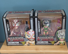 Legends Of Lucha Libre Luchacitos Mini Figures Lot of 2 Rey Fenix Lady Maravilla