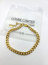 Louise Carter 6mm Miami Anklet 14k Gold PVD 