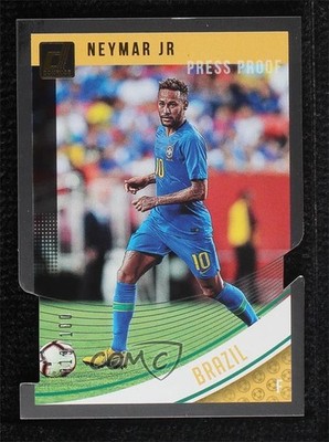 2018-19 Panini Donruss Press Proof Die-Cut 15/100 Neymar Jr #104 00d2