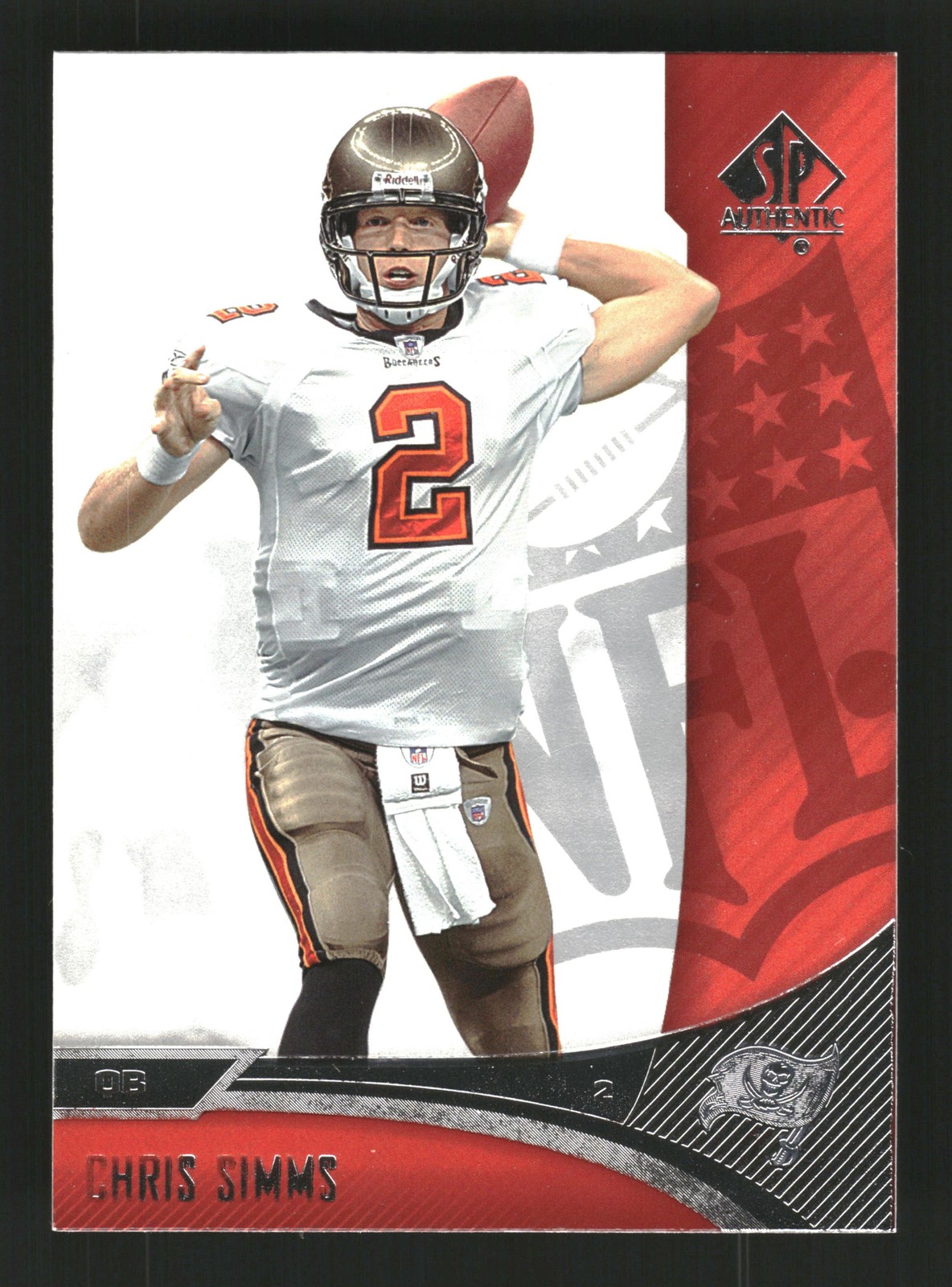 Chris Simms 2006 SP Authentic #82 Tampa Bay Buccaneers