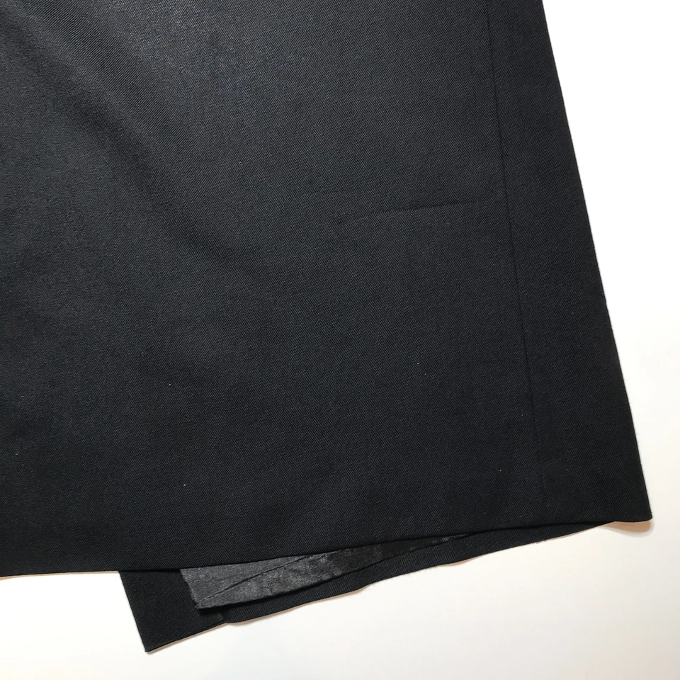 Falda Talbots Mujer 18W Línea A Midi Negra Modesta 100% Lana Preppy Hecha en EE. UU. Foto 4 de 4